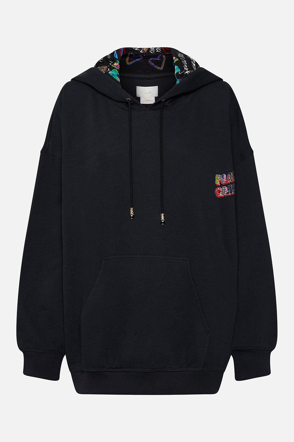 OVERSIZE BOYFRIEND HOODIE SURREALIST XANADU