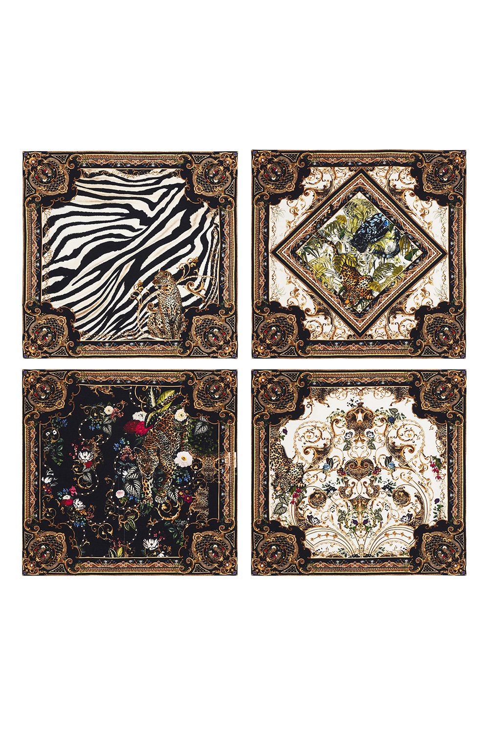 NAPKINS 4 PIECE SET NIGHT WAITING FOR DAY