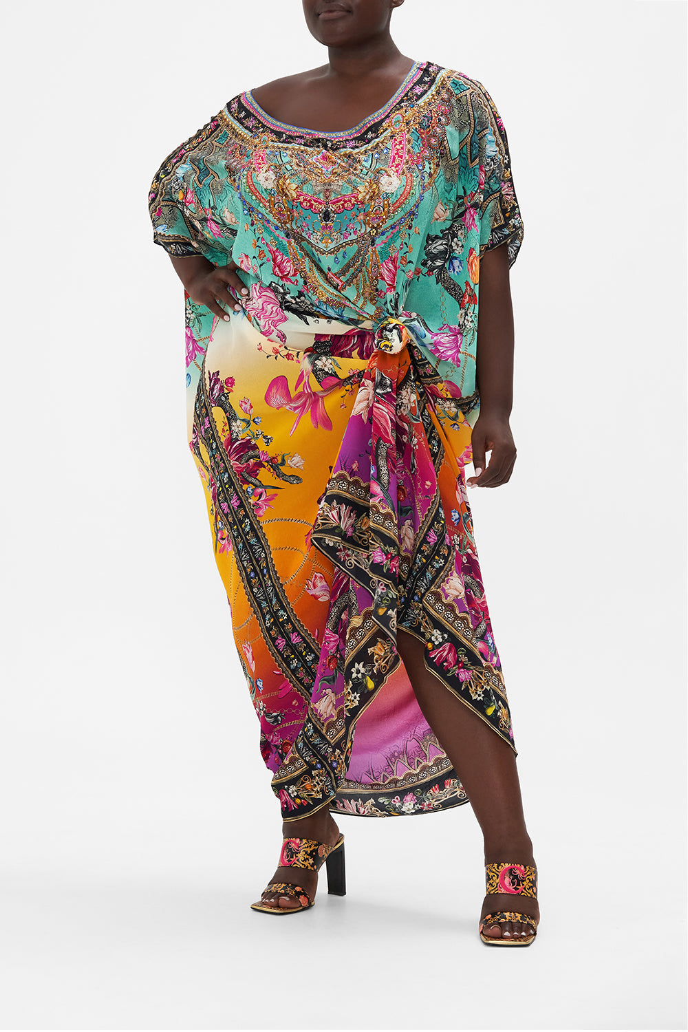 ROUND NECK KAFTAN VIPER ROOM