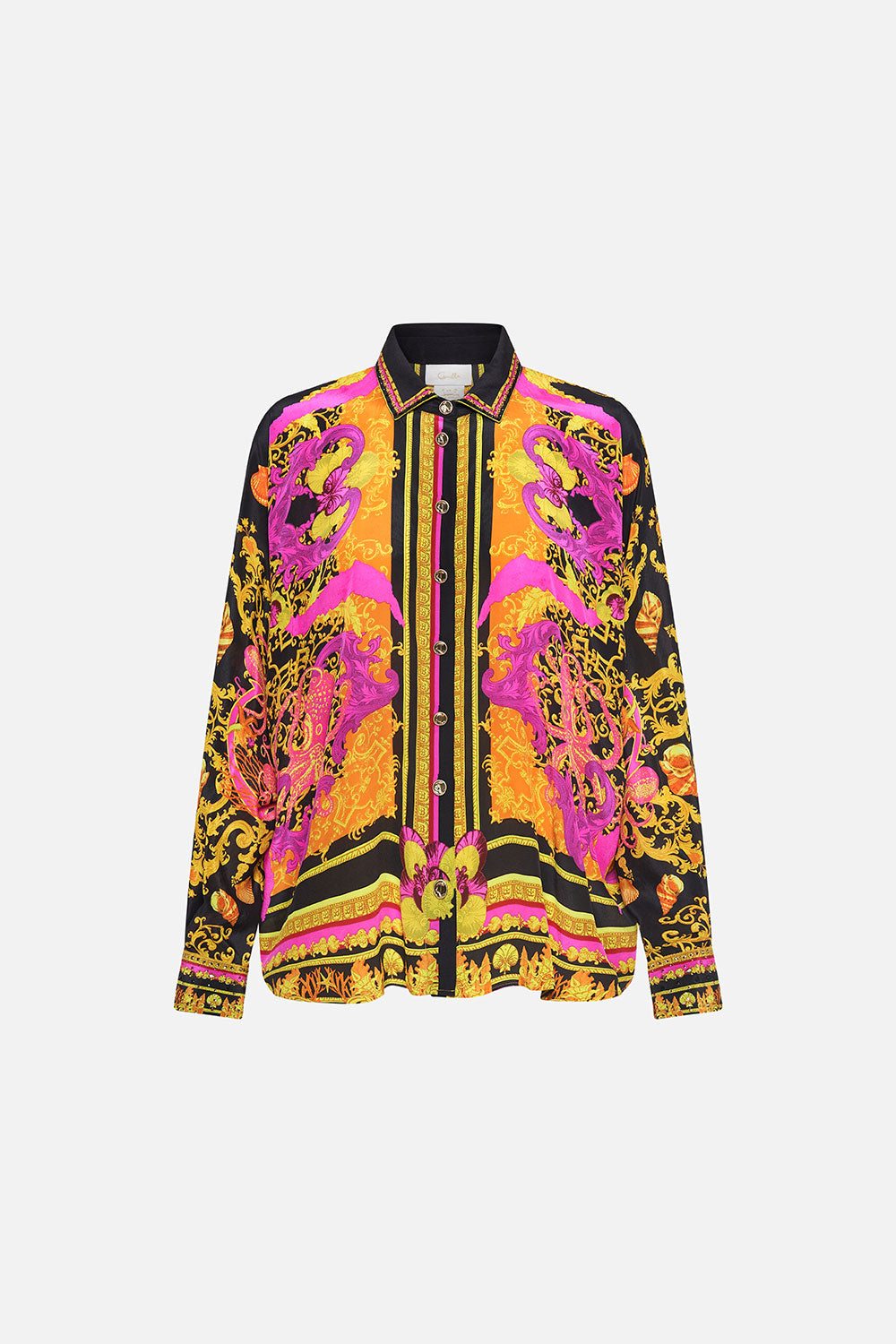 CURVED HEM SHIRT OCTOPIA