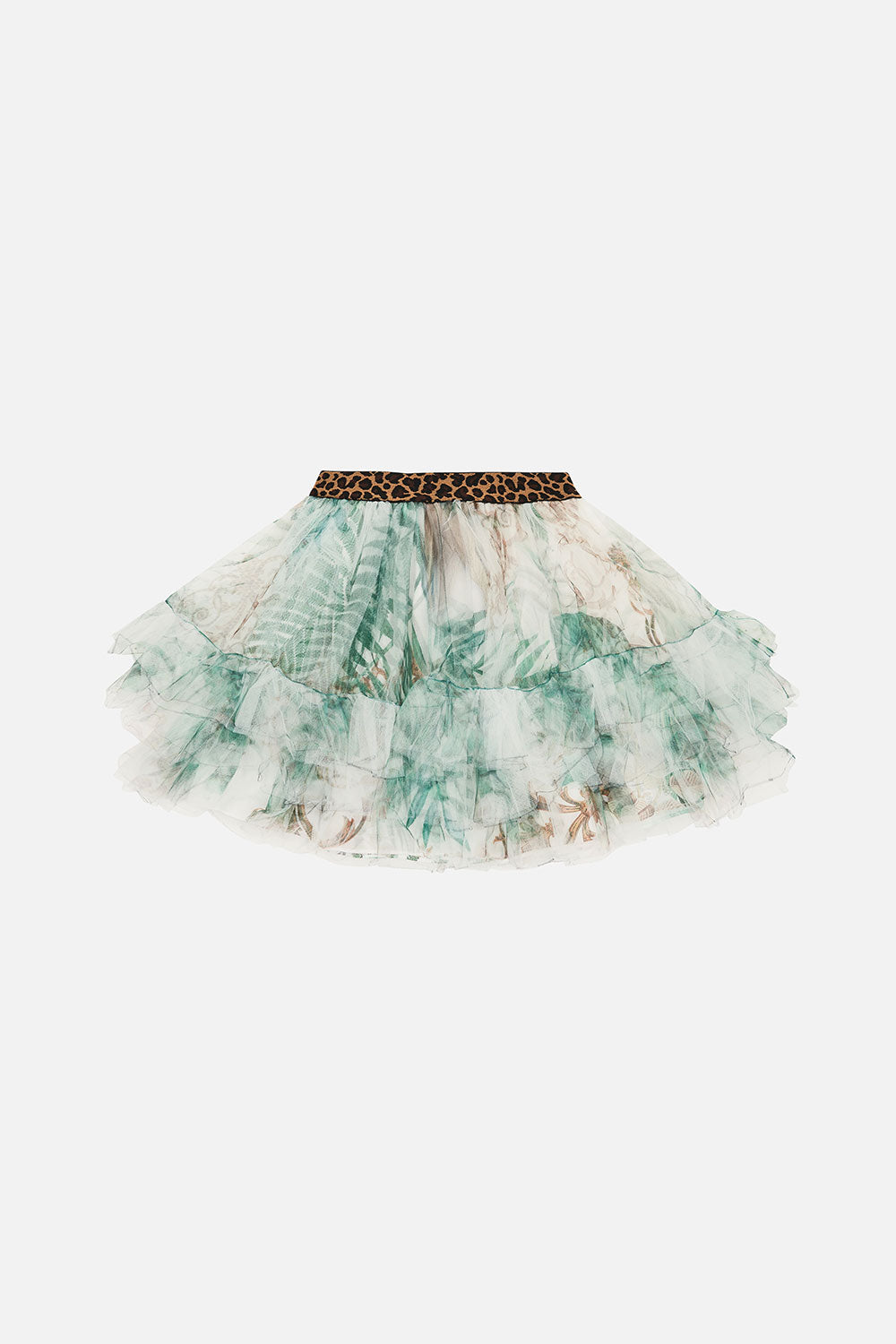 KIDS TUTU FRILL SKIRT 4-10 TIGER TRAP
