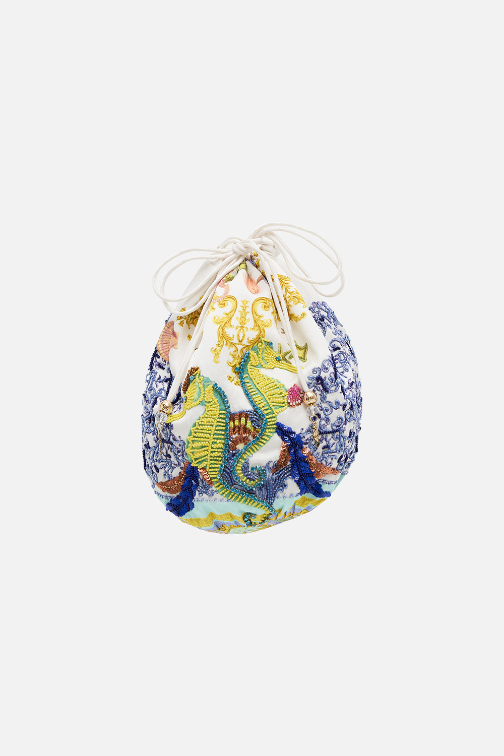 ROUND DRAWSTRING POUCH STAR OF THE SEA
