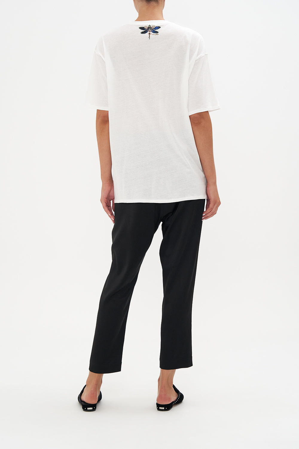 OVERSIZE BAND TEE FLUTTER BY