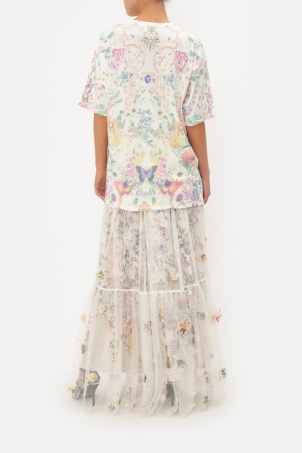 OVERSIZE BAND TEE QUEENS BEE HIVE