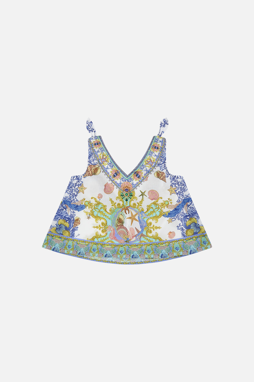 KIDS TIE SHOULDER TOP 4-10 STAR OF THE SEA