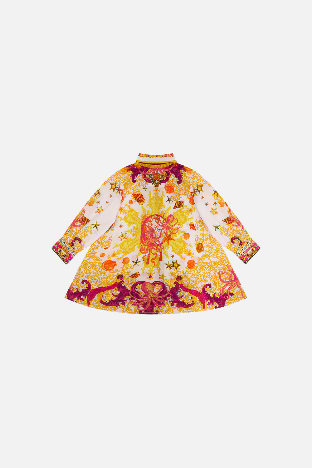 KIDS MINI SHIRT DRESS 4-10 SQUID SQUAD