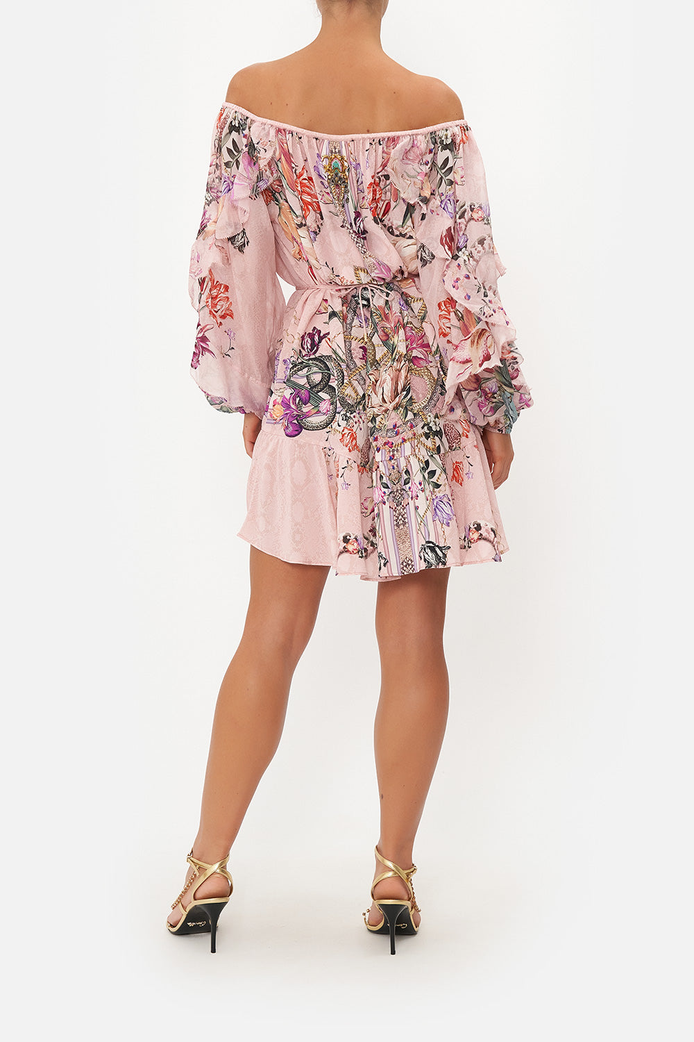 BLOUSON FRILL SLEEVE DRESS MAD AS A SNAKE