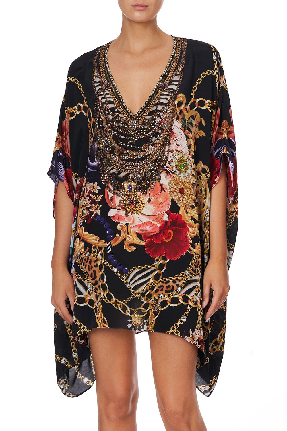 RECTANGULAR V NECK KAFTAN A NIGHT IN THE 90S