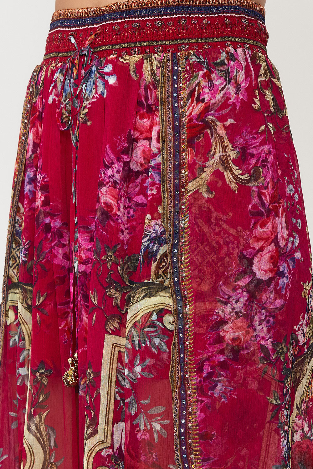 CURVED HEM PANT BOHEME BLOOMS