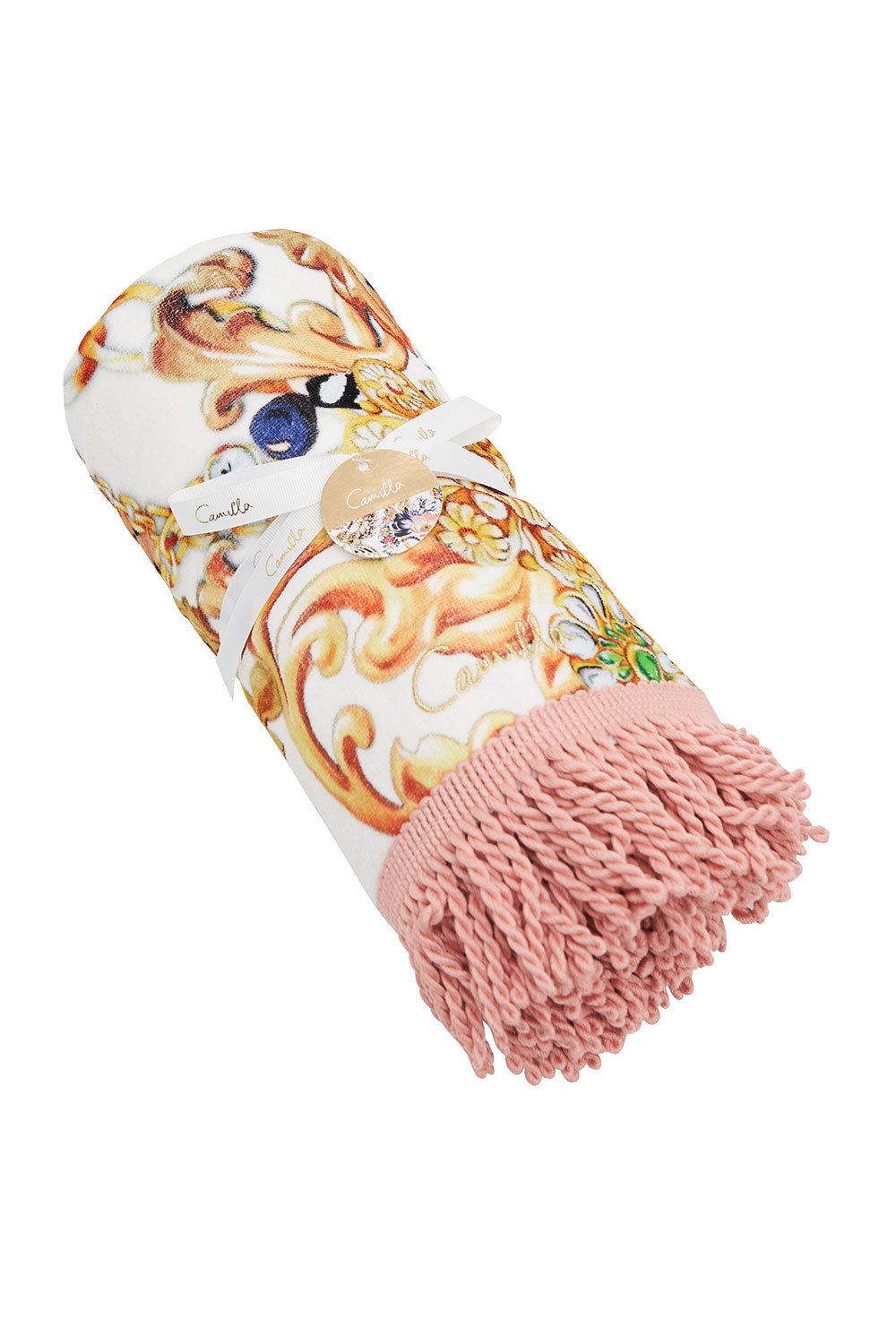 RECTANGLE TOWEL WITH FRINGE REIGN SUPREME