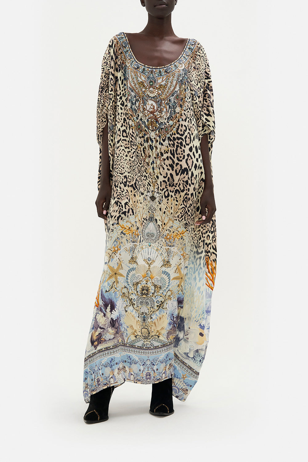 ROUND NECK KAFTAN SEAHORSE SONNET