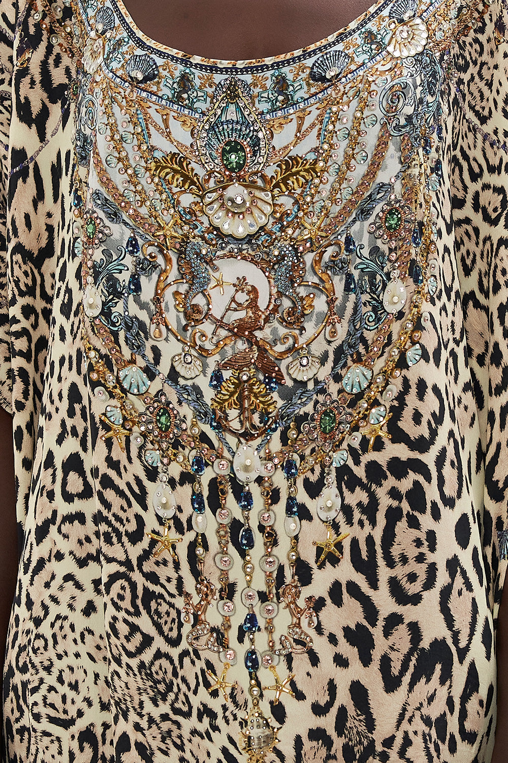 ROUND NECK KAFTAN SEAHORSE SONNET