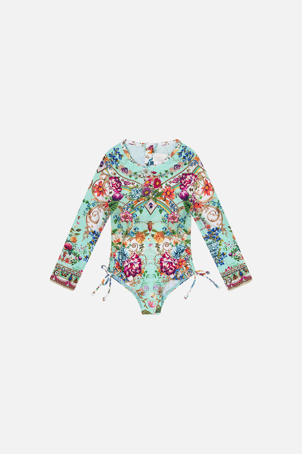 KIDS RUCHED SIDE PADDLESUIT 4-10 HONEY HONEY