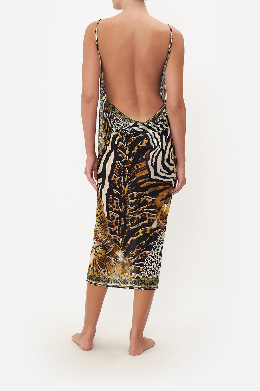 SARONG WITH STRAPS AND TRIM DETAIL WHATS NEW PUSSYCAT