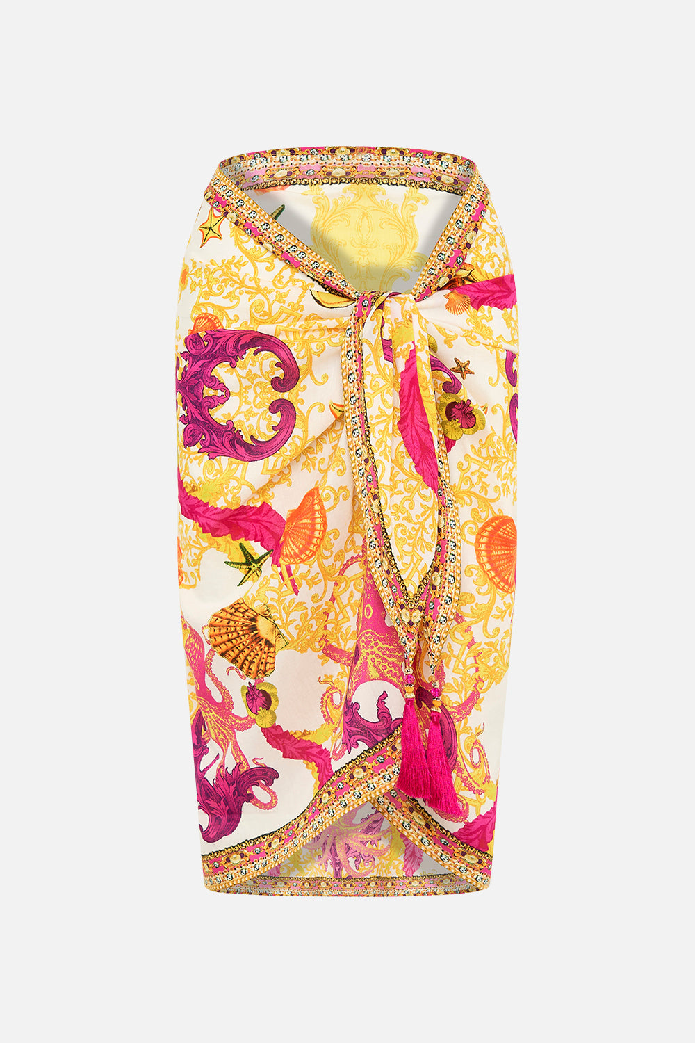 SHORT TASSEL SARONG SQUID SQUAD