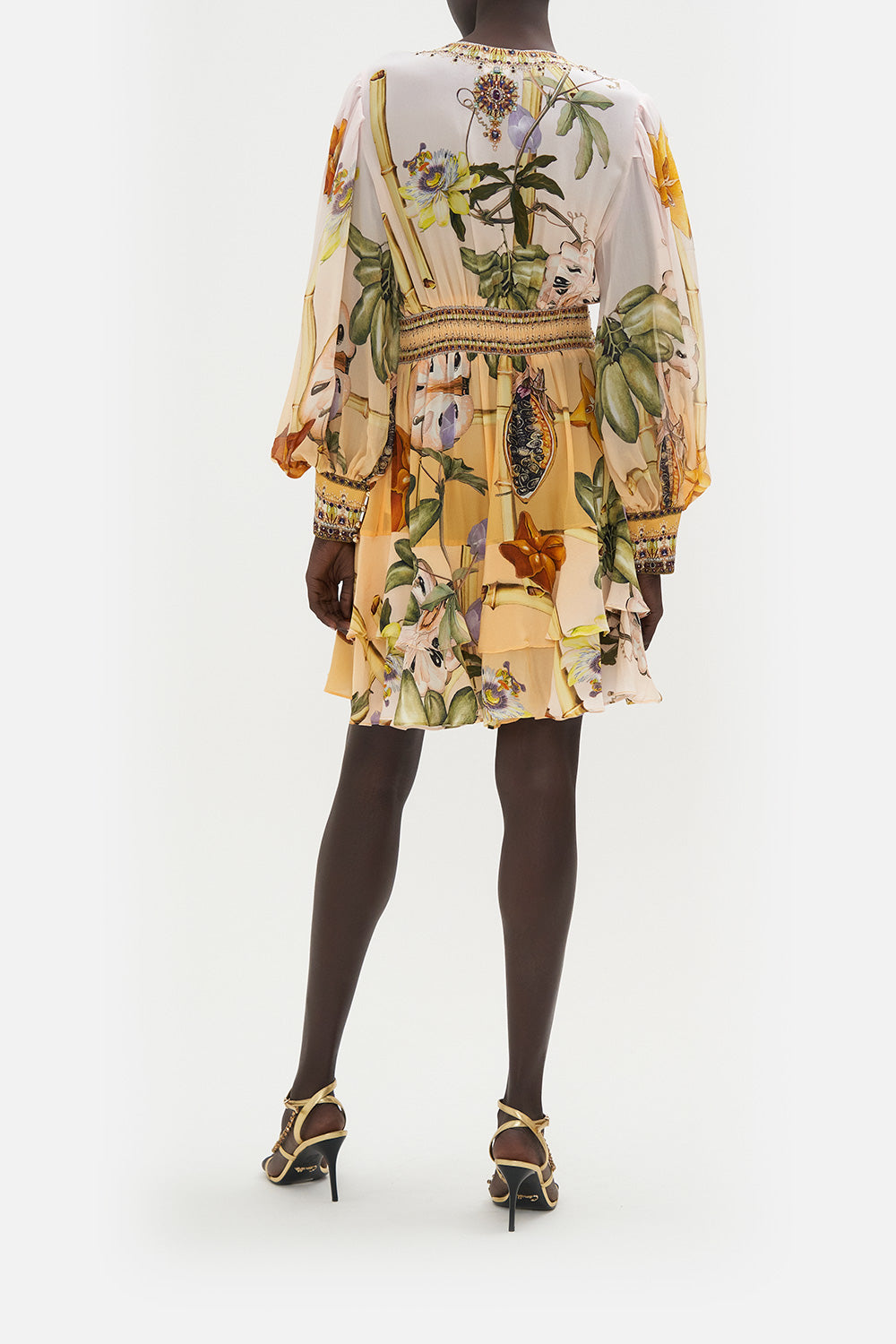 BUTTON FRONT FRILL DRESS ORIGINAL SIN