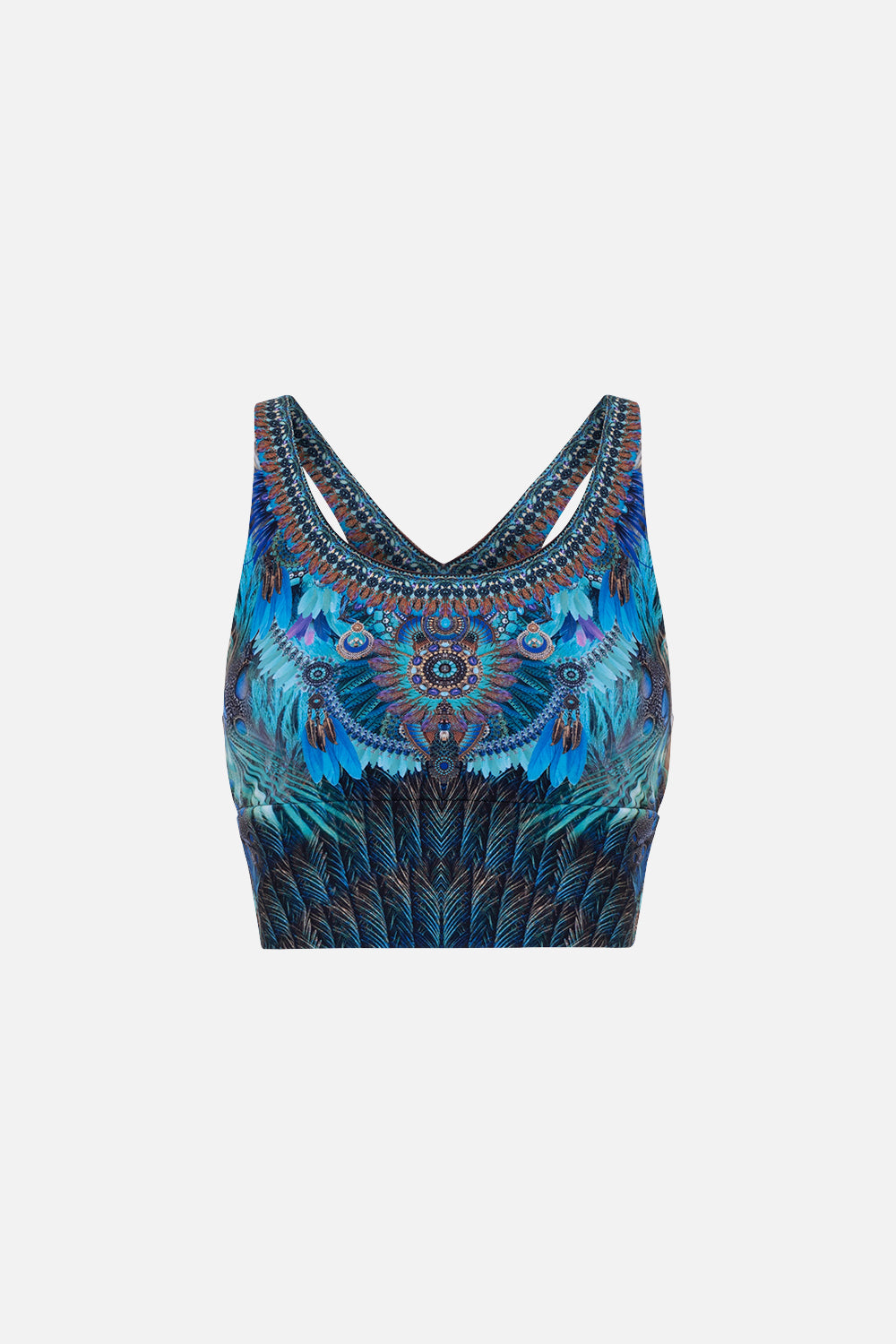 BANDED RACER BACK CROP THE CREATOR