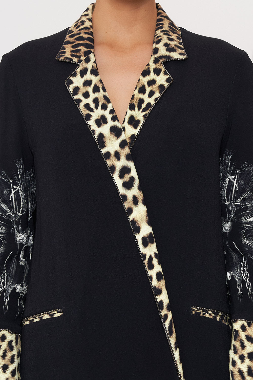 CUFFED SIDE SPLIT COAT ORDER OF DISORDER