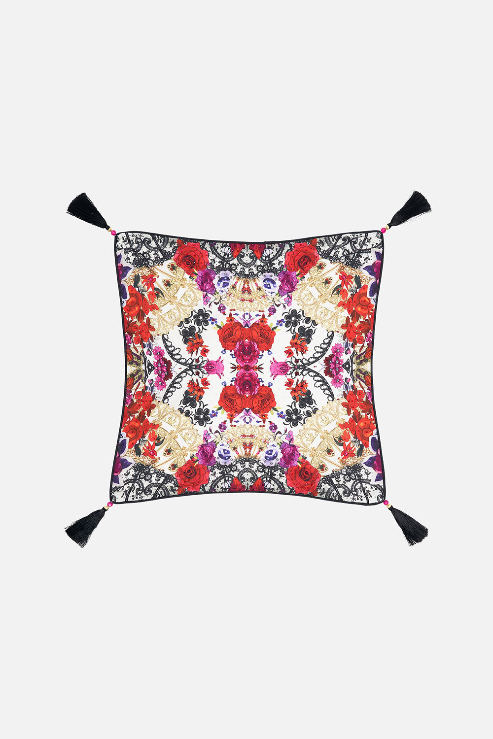 SMALL SQUARE CUSHION REIGN OF ROSES