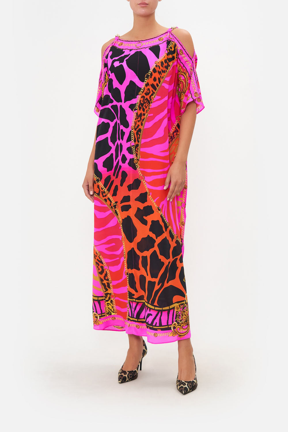 SLIM KAFTAN WITH HARDWARE ALWAYS CHANGE YOUR SPOTS