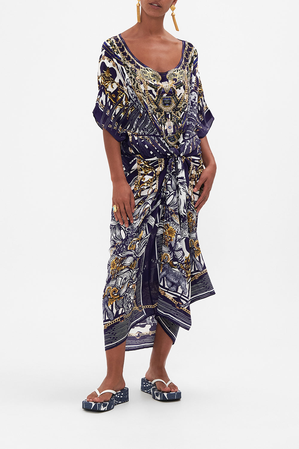 ROUND NECK KAFTAN WHERES YOUR HEAD AT