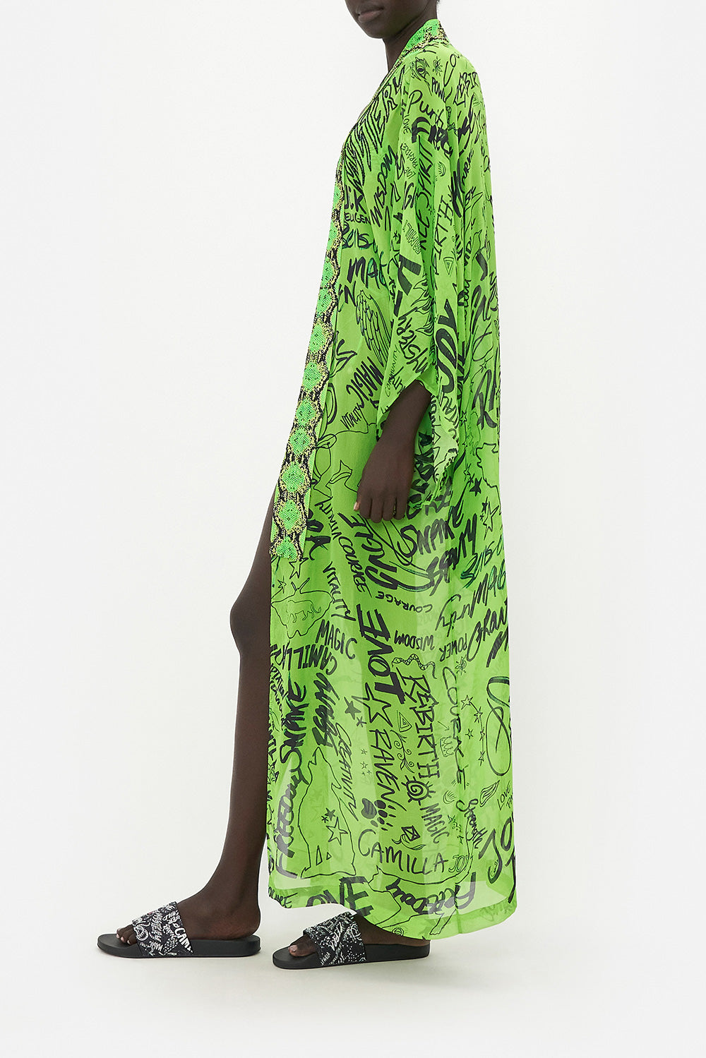 KIMONO LAYER WITH COLLAR ANTI AUTHORITY ANIMAL AUTHORITIES