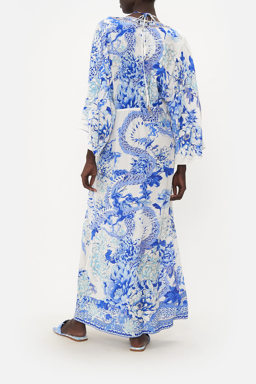 DRAWCORD DETAIL DRESS HEART OF A DRAGON