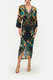 WRAP TIE DRESS WITH BLOUSON SLEEVE FEARLESS FELIS main image 0