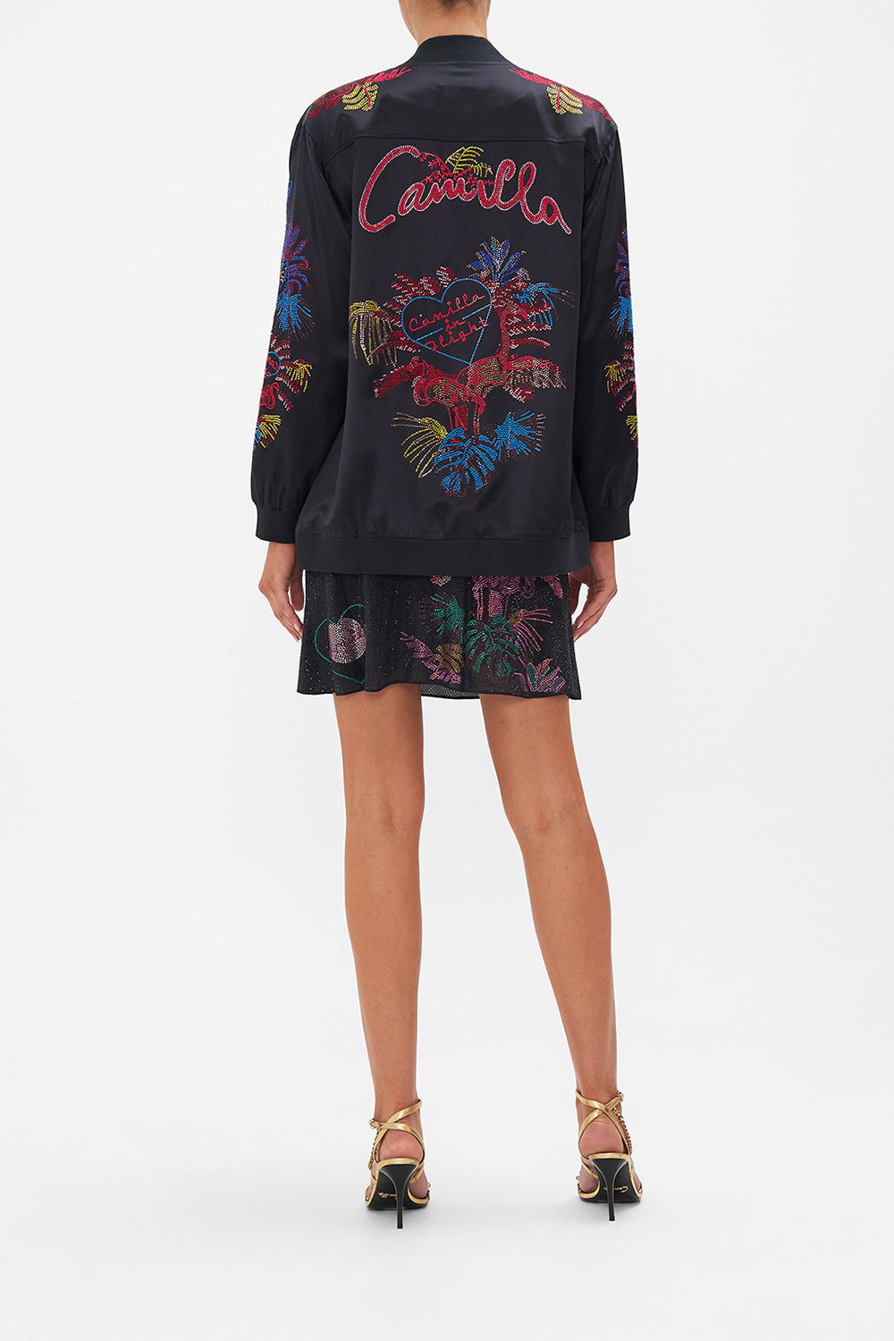 OVERSIZED BOMBER NAUGHTY NEON