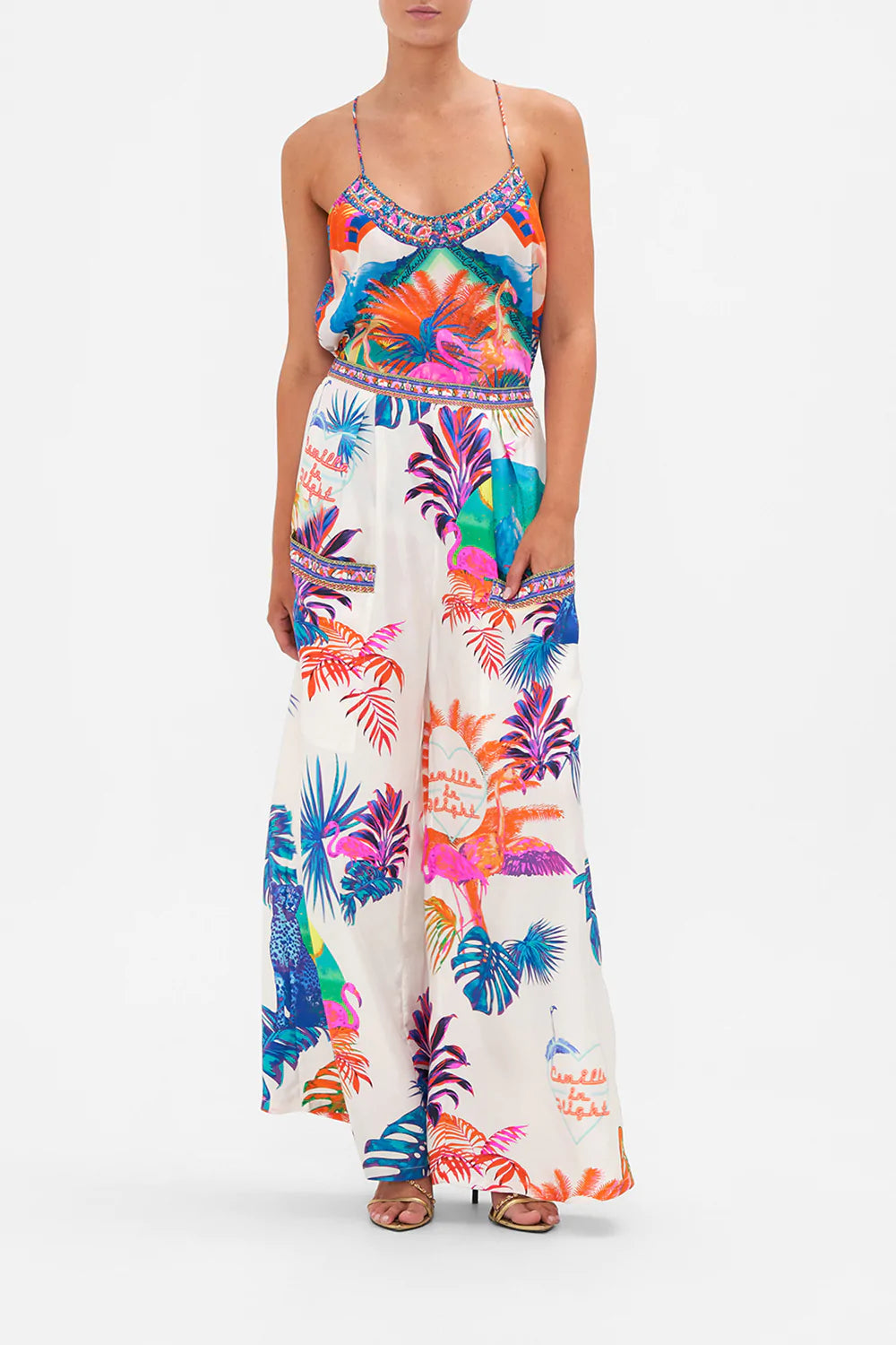 WIDE LEG TROUSER – FLAMINGO SL