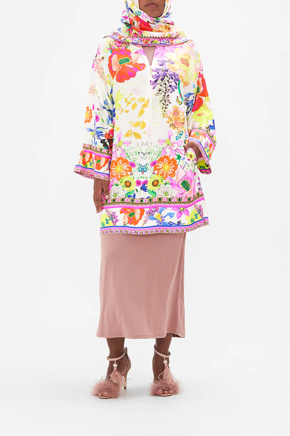 ZIP FRONT SHIRT DRESS FAIRY GANG