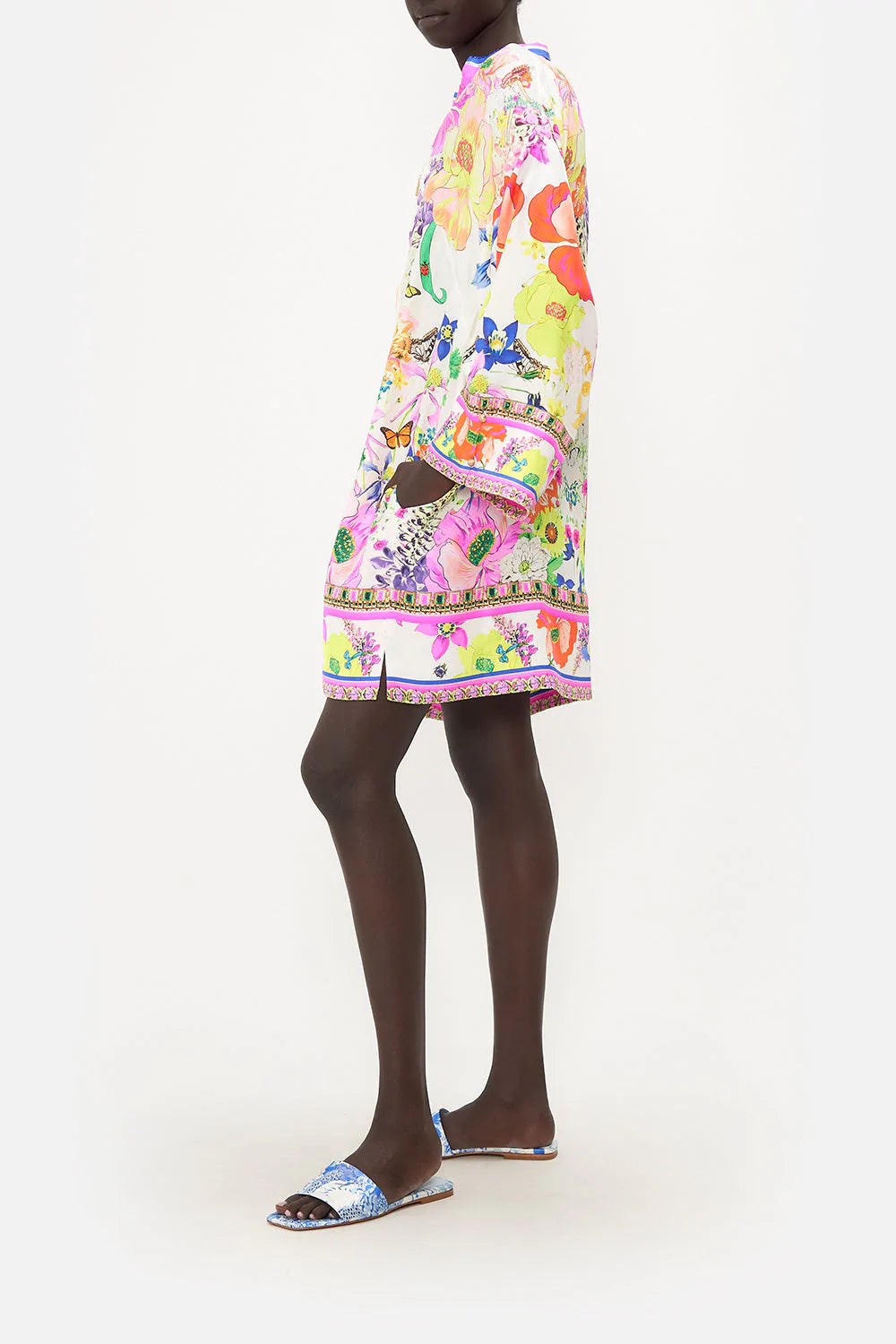 ZIP FRONT SHIRT DRESS FAIRY GANG