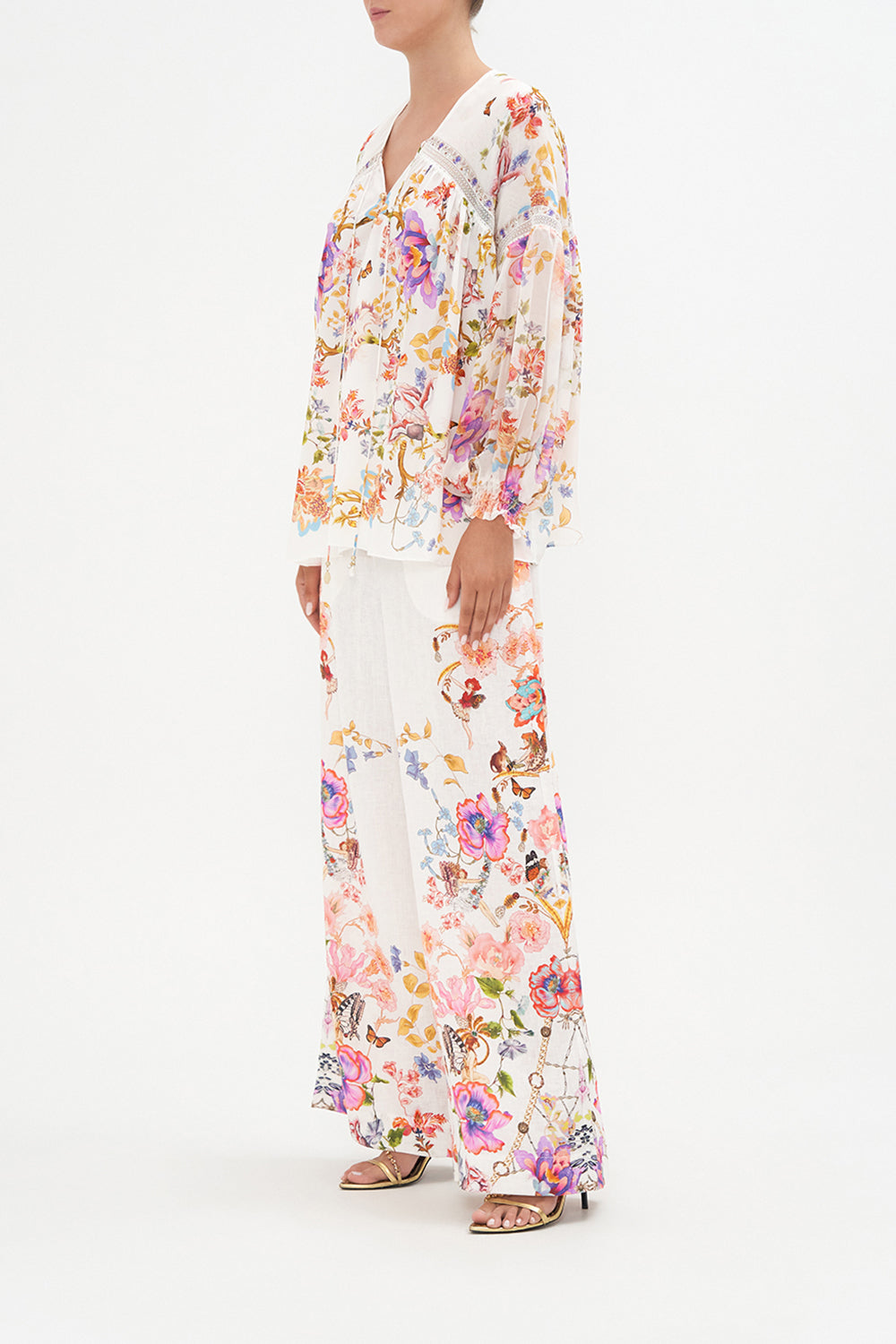 BLOUSON BLOUSE WITH NECK TIE SPIDER GIRL