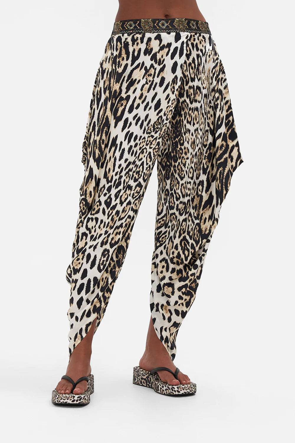 DRAPED SIDE PANT COOL FOR CATS