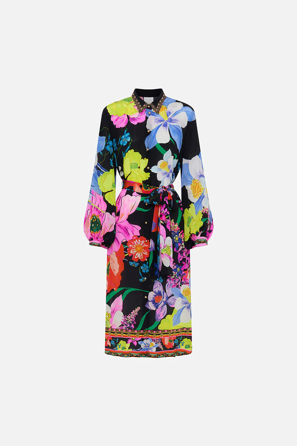 HIGH LOW MIDI SHIRT DRESS AWAY WITH THE FAIRIES