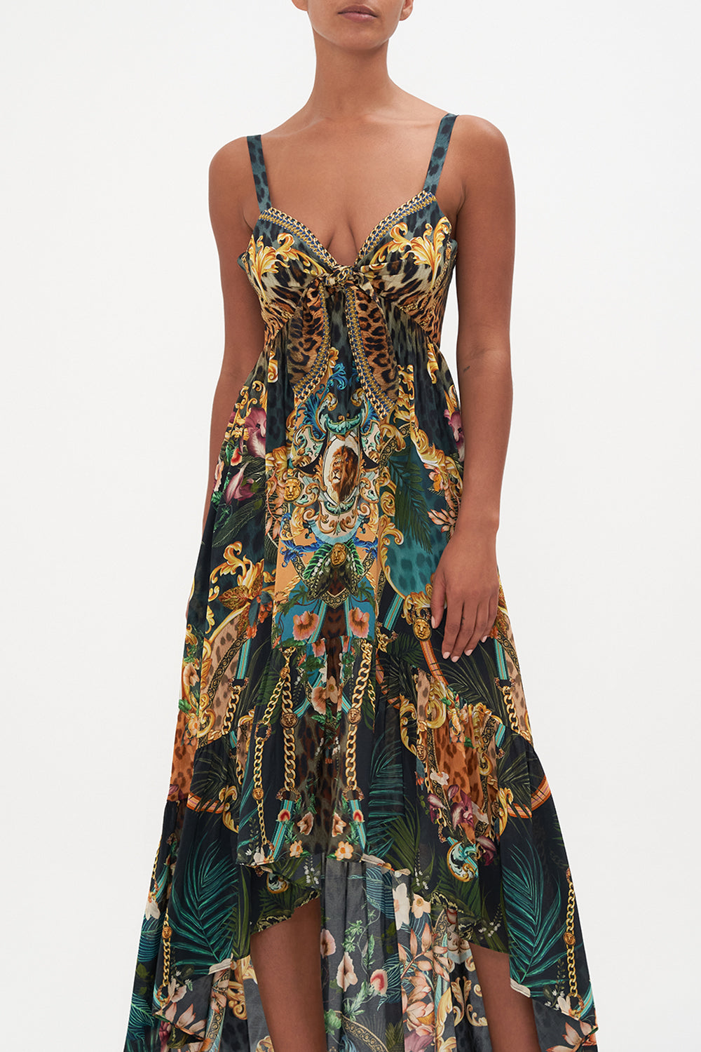 TIE FRONT HIGH LOW DRESS FEARLESS FELIS