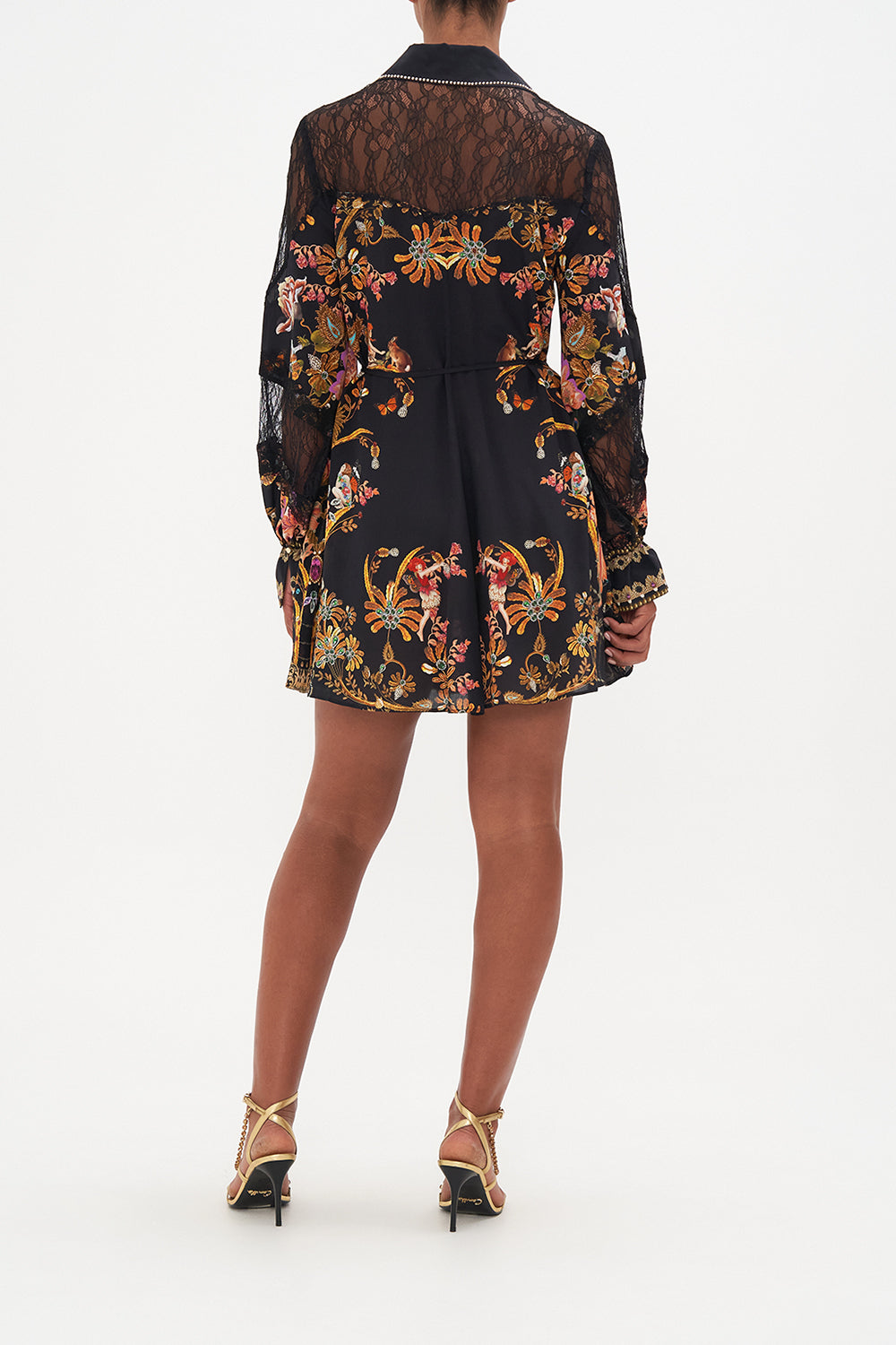 SHIFT SHIRT DRESS TO CATCH A SPIDER