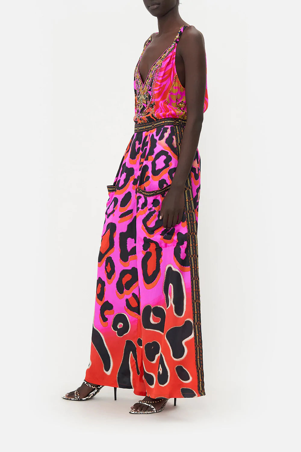 WIDE LEG TROUSER WITH FRONT POCKETS ALWAYS CHANGE YOUR SPOTS