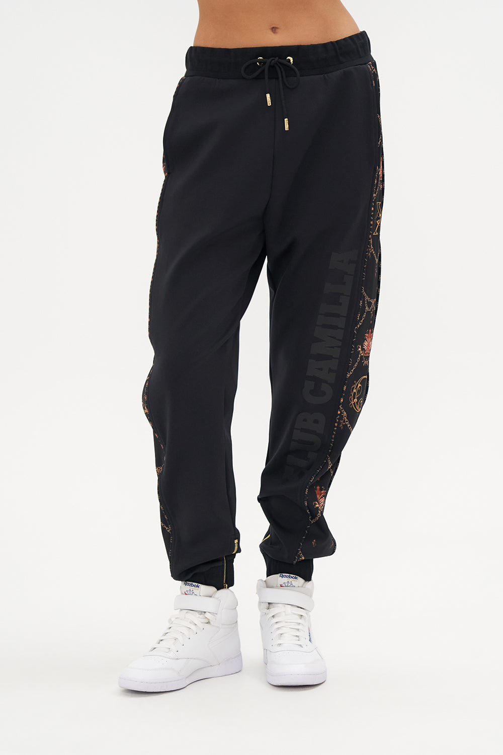 TRACK PANT WITH ZIP KNIGHTS OF JAGGIS TABLE – CAMILLA