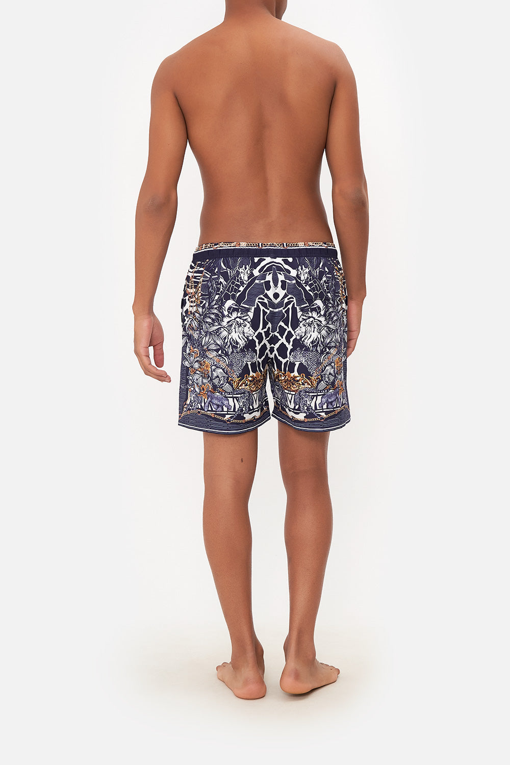 ELASTIC WAIST BOARDSHORT WHERES YOUR HEAD AT