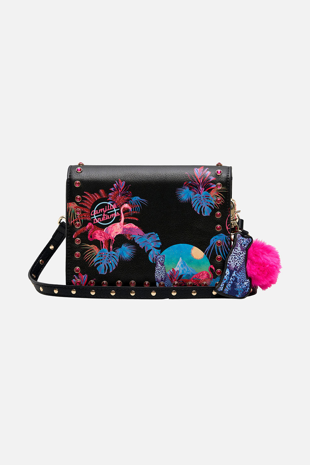 CROSS BODY BOX BAG NAUGHTY NEON