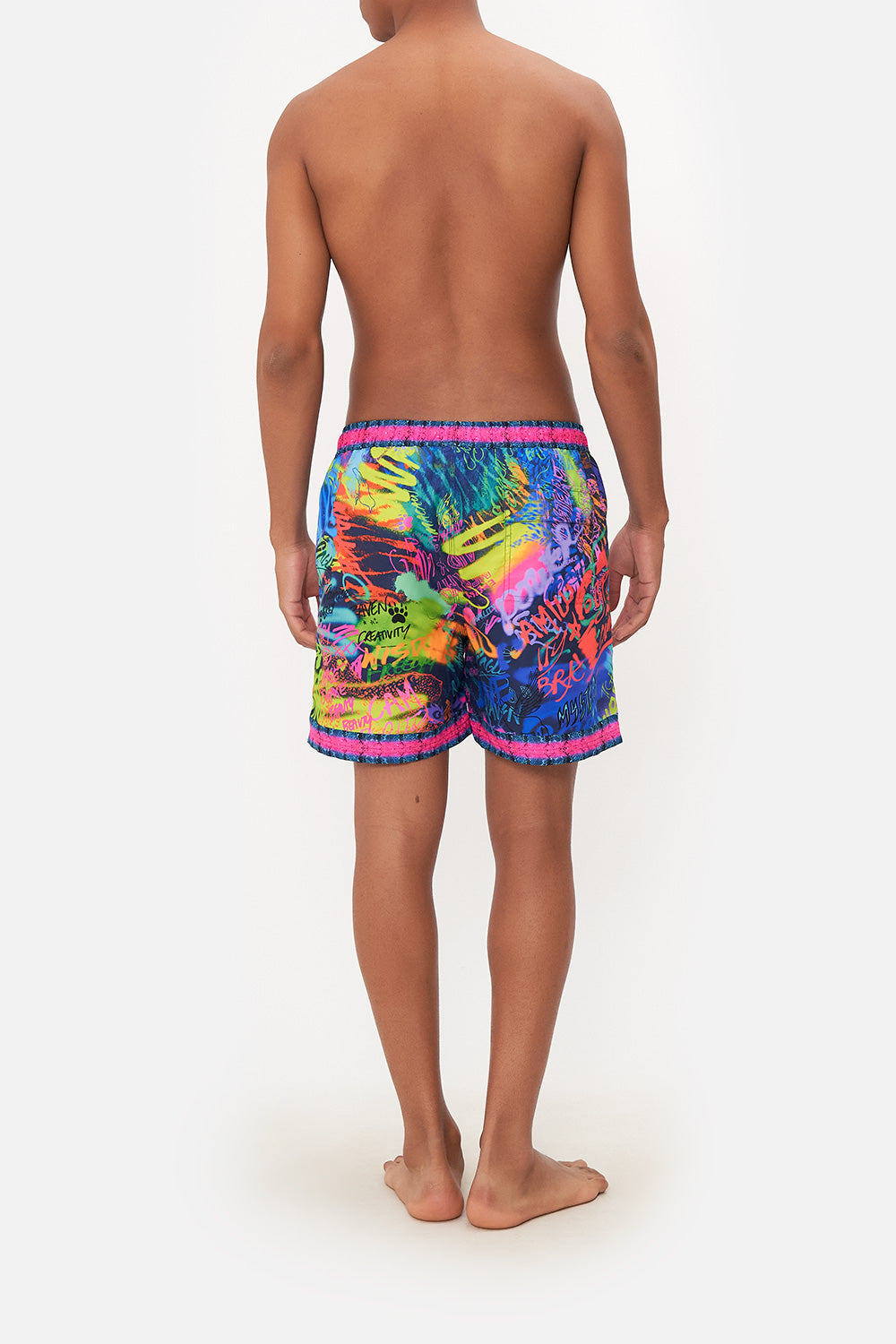 ELASTIC WAIST BOARDSHORT MOTHER EARTHS ARMY