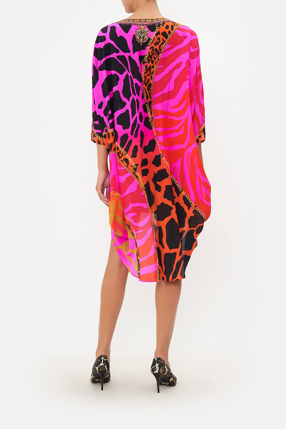 SCOOP BACK HEM DRESS ALWAYS CHANGE YOUR SPOTS