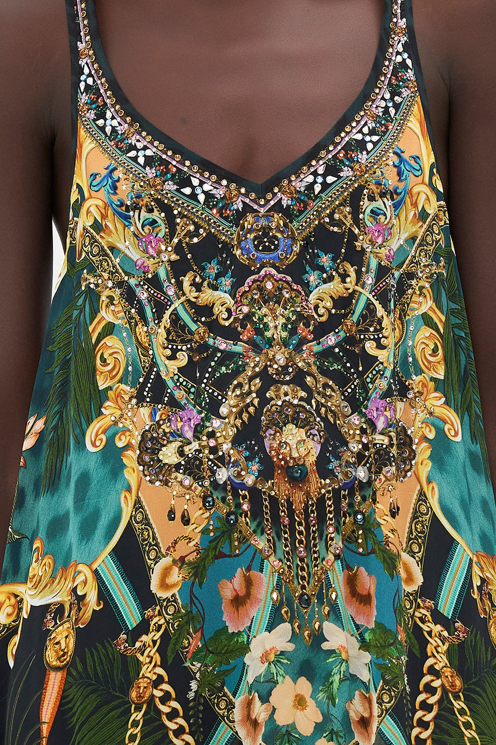 V NECK RACERBACK DRESS FEARLESS FELIS