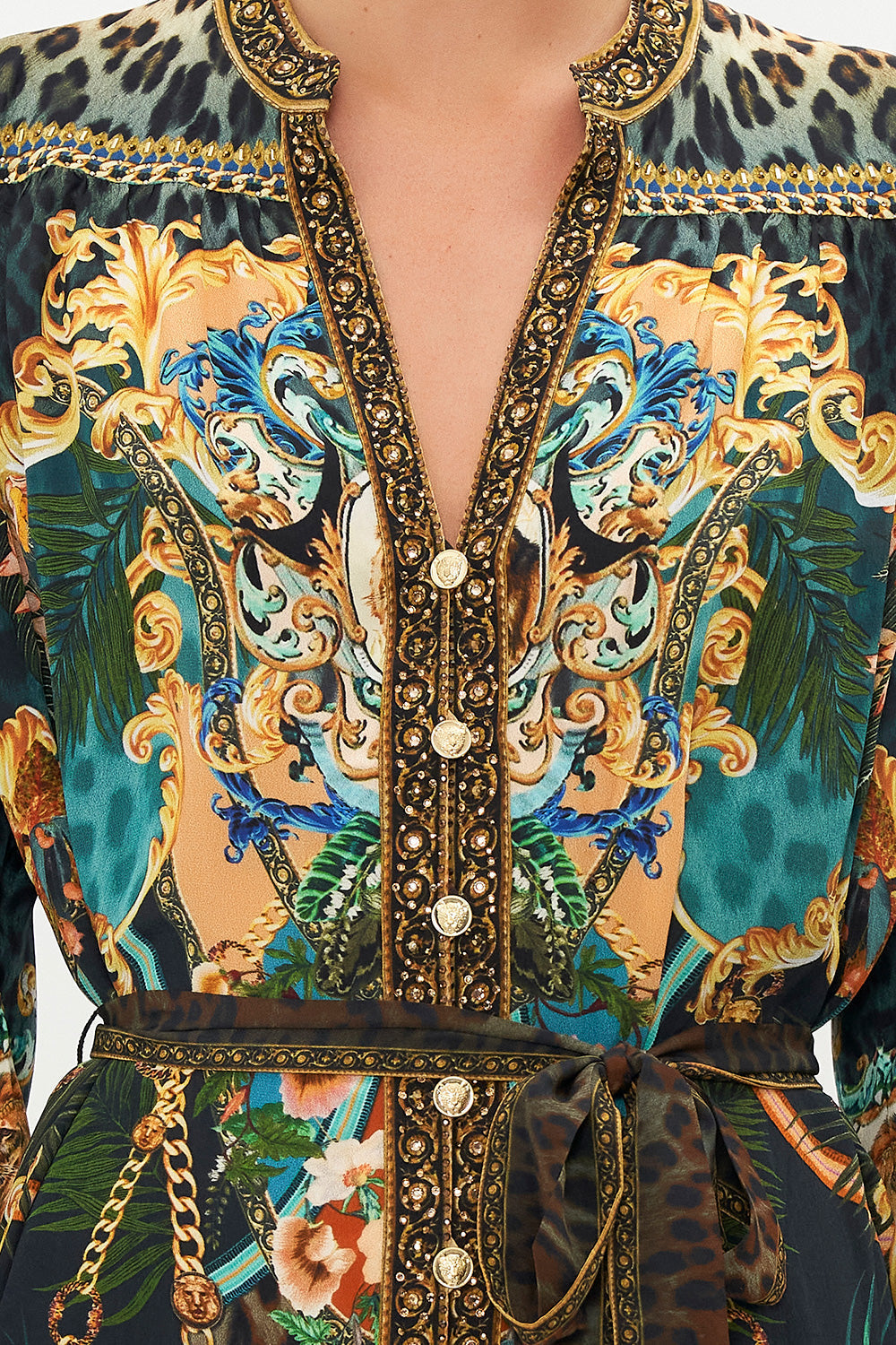 BLOUSON SLEEVE MIDI DRESS FEARLESS FELIS