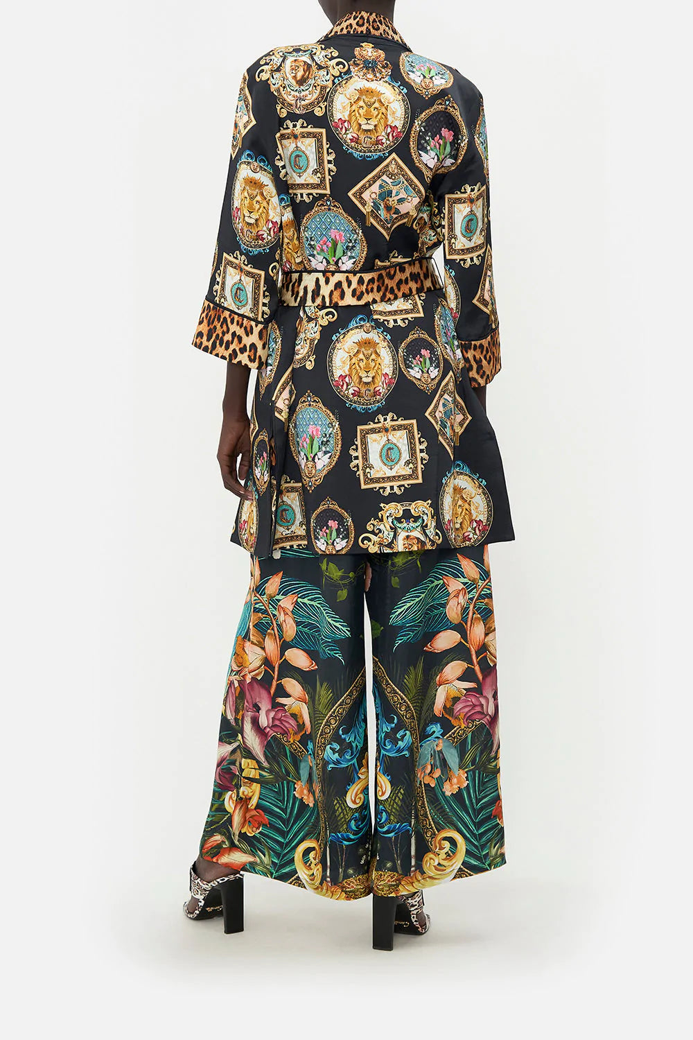 ROLL COLLAR PAJAMA JACKET FEARLESS FELIS