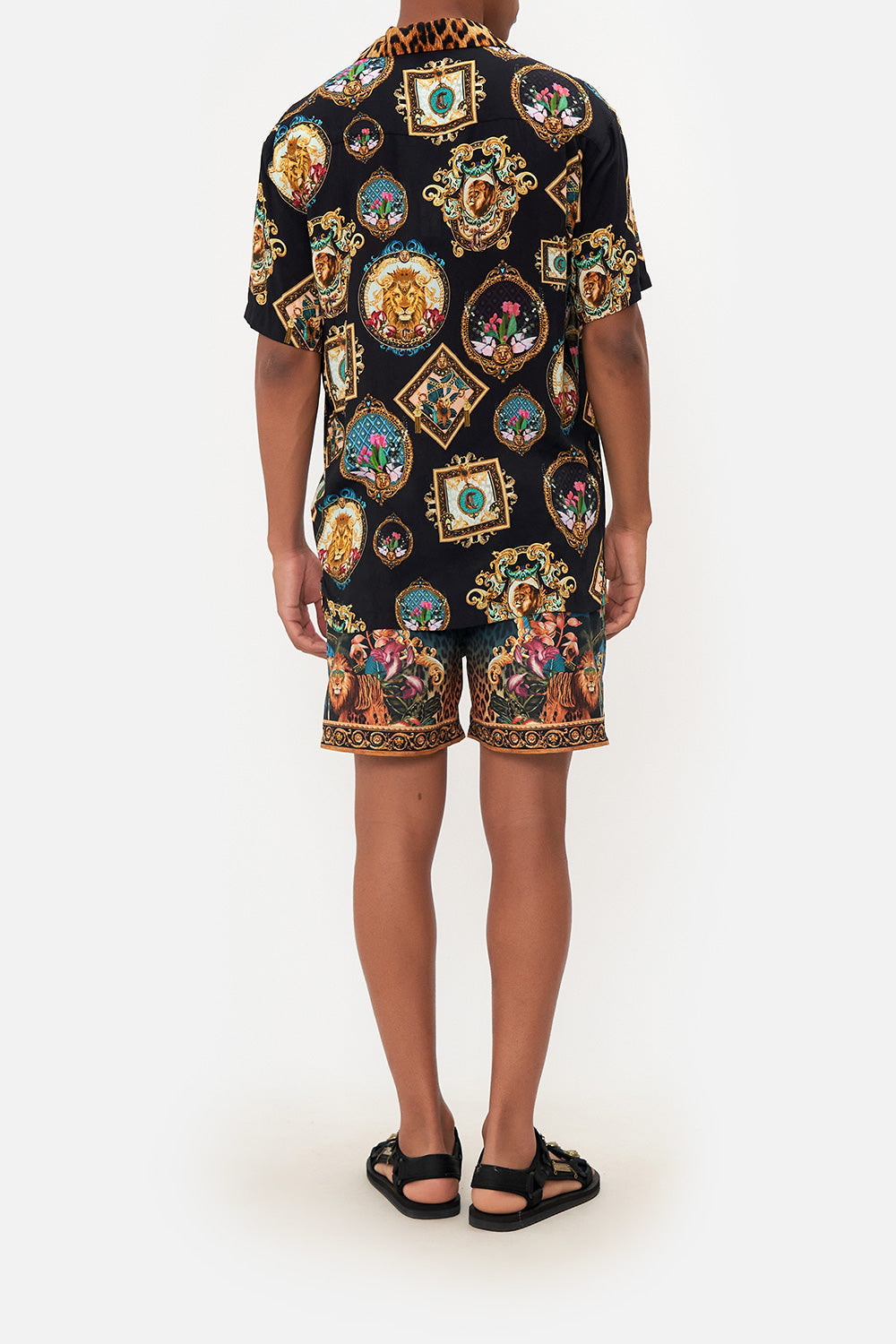 SHORT SLEEVE CAMP COLLARED SHIRT FEARLESS FELIS