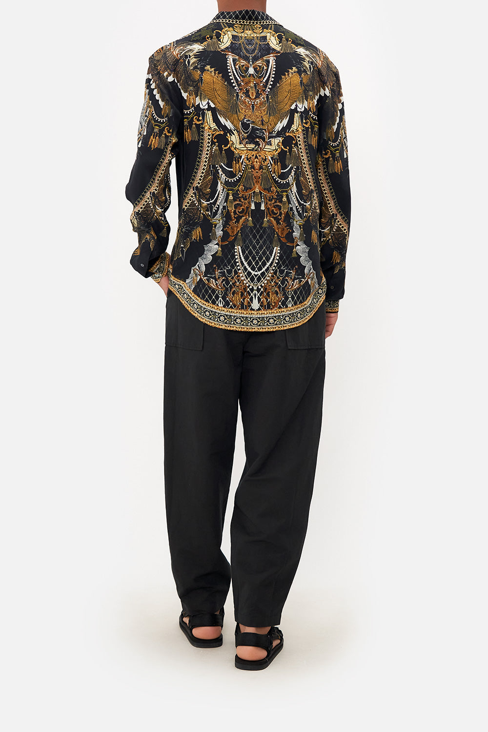 COLLARED LONG SLEEVE SHIRT RAVIN RAVEN