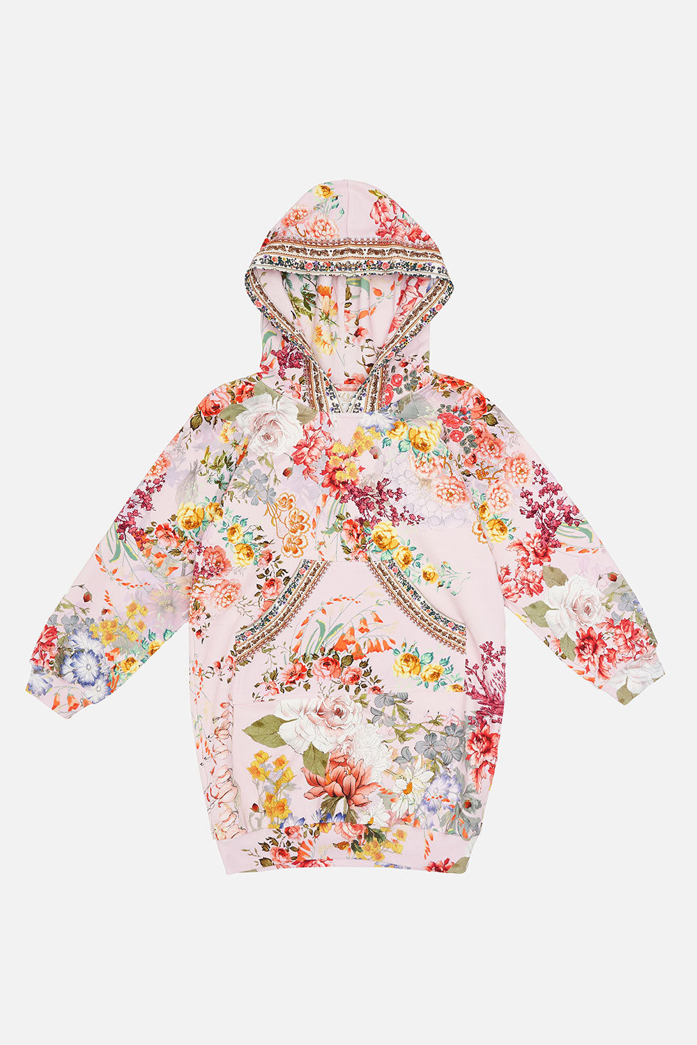 KIDS HOODIE DRESS 4-10 FLOWER CHILD