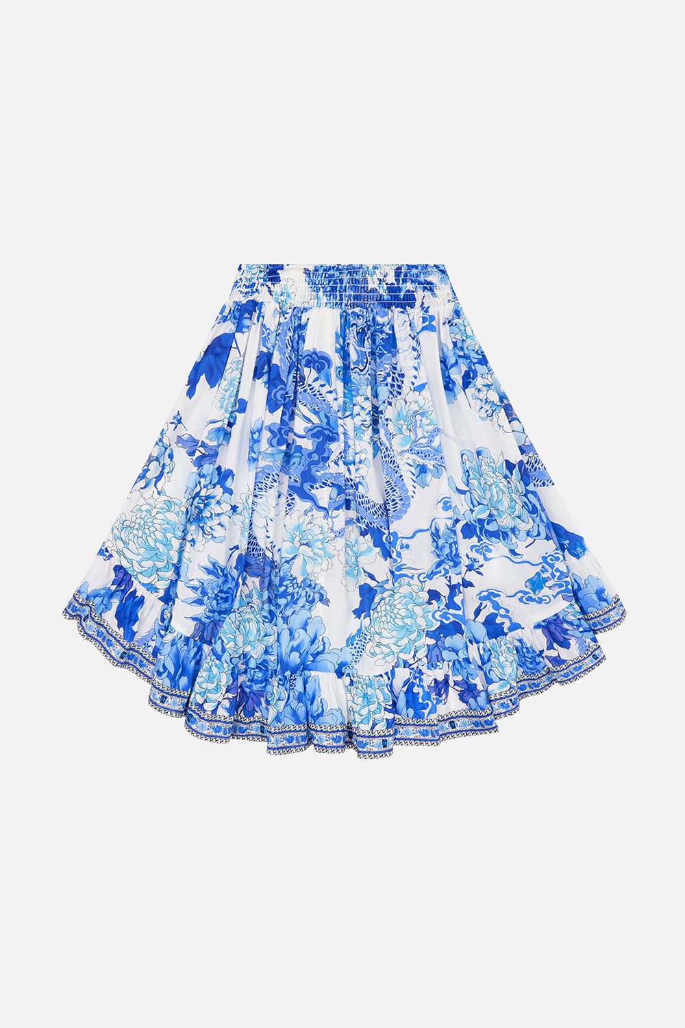 KIDS HIGH LOW HEM SKIRT 4-10 HEART OF A DRAGON